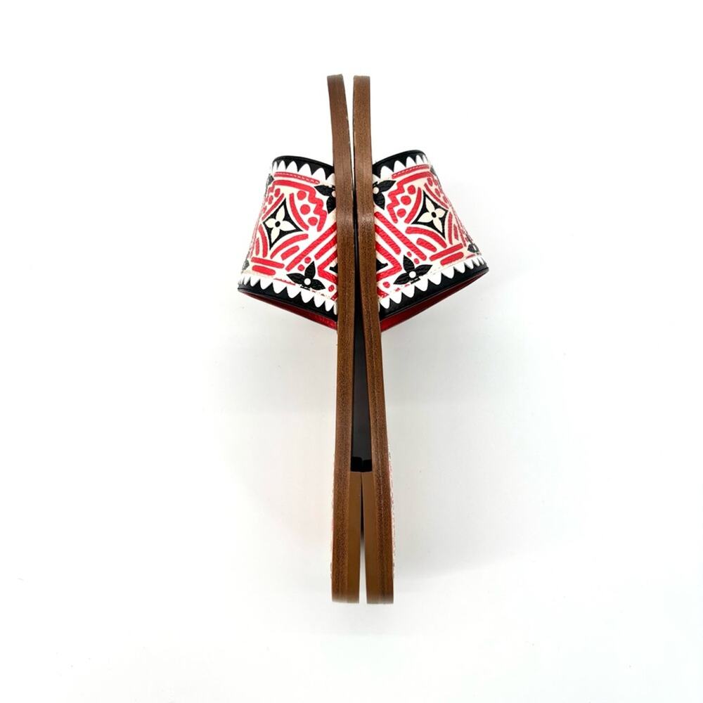 Louis Vuitton Crafty Lock It LV Monogram Slides Mules Flats Sandals 36 - Picture 6 of 9